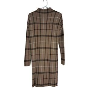 Rachel Zoe Fall Dress Mock Neck Size M Preppy Layer Classic Old Money